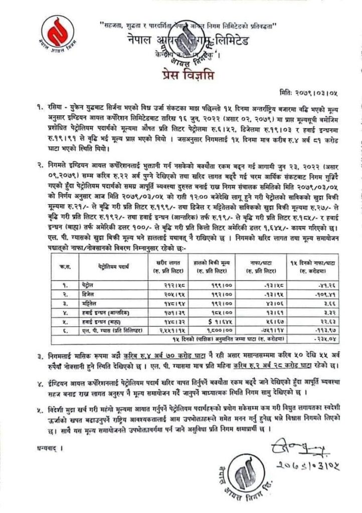 फेरि बढ्यो पेट्रोलियम पदार्थको मूल्य,लिटरको कति पुग्यो (बिज्ञप्तिसहित) 1 petrol 5jFFePwZcK